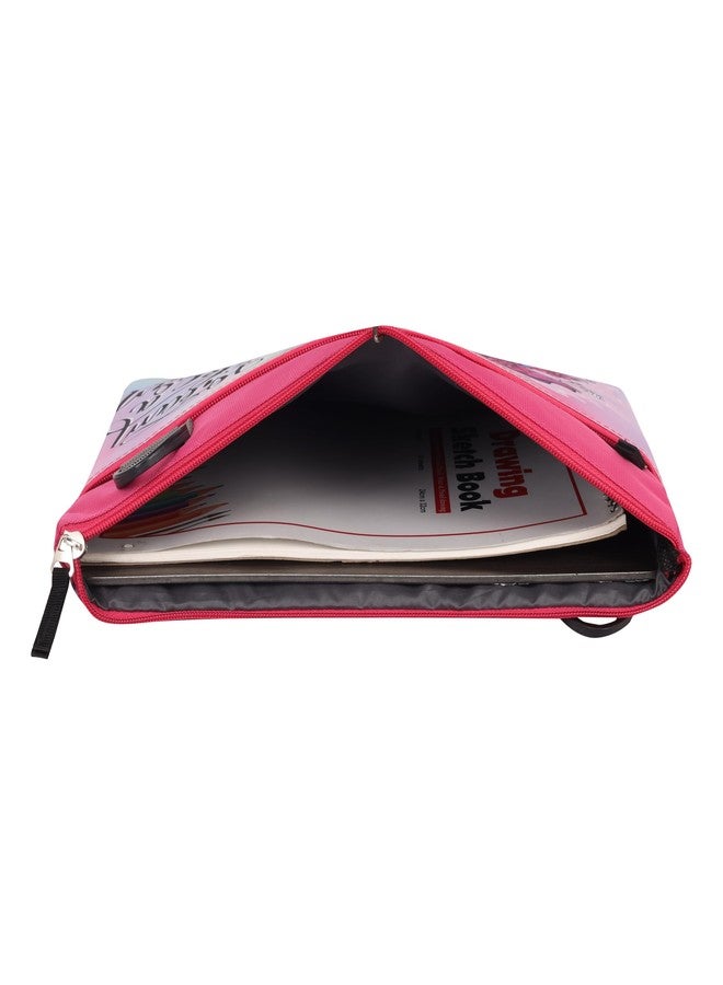 Echo Boomers Unicorn Printed Exam & Activity Sling Bag | 3 Compartments | Cushioned & Detachable Strap | Ideal for Outdoor Travel - Image 3